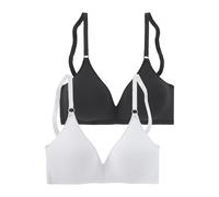 PETITE FLEUR Soutien-gorge noir / blanc, Taille 75