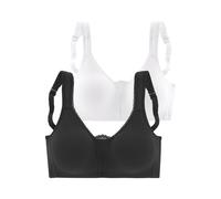 PETITE FLEUR Soutien-gorge noir / blanc, Taille 75