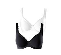 PETITE FLEUR Soutien-gorge noir / blanc, Taille 75