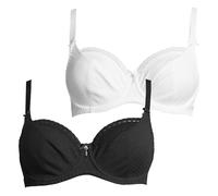 PETITE FLEUR Soutien-gorge noir / blanc, Taille 95