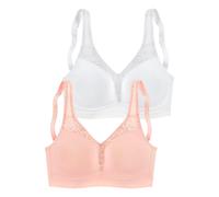 PETITE FLEUR Soutien-gorge rose / blanc, Taille 75