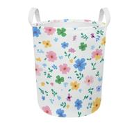 Petite fleur vertecorbeille à linge sale