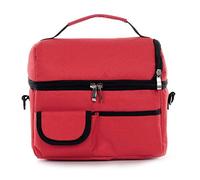Petite Fortune Sac Isotherme Repas Sac à Déjeuner Fraîcheur Imperméable Porté à Main/Bandoulière Lunch Bag Sacoche Glacière Grande Capacité 8L Idéal pour Travail Camping Barbecue