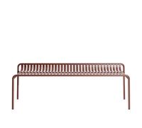 Petite Friture Banc WEEK-END sans Dossier Brun Rouge
