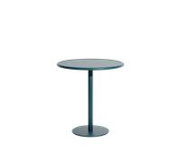 Petite Friture Table de Café WEEK-END Ø70 Bleu Océan