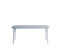Petite Friture Table Rectangulaire WEEKEND 85x180 Bleu Pigeon