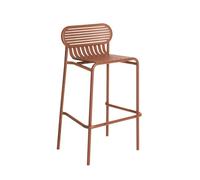 Petite Friture WEEK-END Tabouret de Bar H80 Terre Cuite