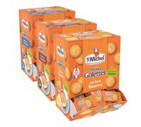 Petite Galette St Michel 3 parfums - 3 Boites distributrices - 600 galettes emballées individuellement