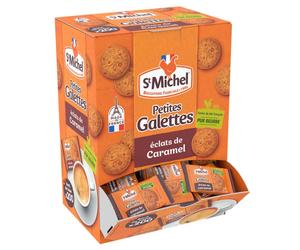 Petite Galette St Michel Caramel - Boite distributrice de 200 galettes emballées individuellement