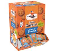 Petite Galette St Michel Pépites de Chocolat - Boite distributrice de 200 galettes emballées individuellement