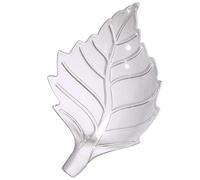 Petite gamelle en acrylique transparent en forme de feuille pour créature benthique, crabe, palourdes, aquariums, accessoires pour aquariums, crevettes