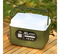 Petite glacière de 5,4 l, portable, étanche, compacte, isotherme, haute capacité, étanche, pour voyage, plage, travail, camping, pique-nique