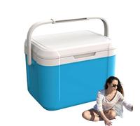 Petite glacière - Glacière rigide isolée, glacière portable, glacière rigide, boîte à glace isolée pour camping, sable de plage et activités de plein air, ouvre-boîte robuste