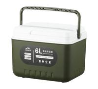 Petite Glacière, Glacière Rigide pour Le Déjeuner, Glacièreisotherme 6 L, GlacièrePlastique, Glacièred'extérieur pour Camping, Randonnée, Pique-Nique, Pêche Et Voyage