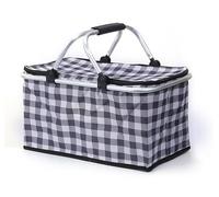 Petite glacière isotherme avec poignée, grand panier de pique-nique isotherme, pliable et imperméable, idéal for le camping, la randonnée, les pique-niques, les excursions au lac et les vacances en fa