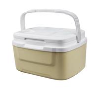 Petite glacière rigide de 8 L pour camping, pique-nique, récipient alimentaire isotherme, étanche avec poignées robustes, glacière portable et isotherme intégrée, bac à glace et glacière pour