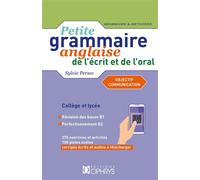 Petite grammaire anglaise de l'écrit et de l'oral - Sylvie Persec - Ophrys - broché - Scolaire / Universitaire