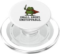 Petite Grenouille en colère imparable pour Jeu Amusant Grenouilles guerrières Mignonnes PopSockets PopGrip pour MagSafe