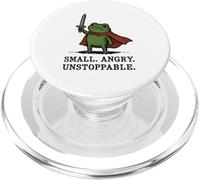 Petite Grenouille en colère imparable pour Jeu Amusant Grenouilles guerrières Mignonnes PopSockets PopGrip pour MagSafe