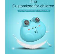 Petite grenouille HD LCD Mini caméra numérique pour enfants 2MP anti-chute comme cadeaux d'anniversaire - Bleu