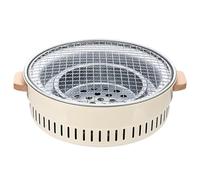 Petite grille à charbon - petite grille de camping, grille à charbon | grille à charbon coréenne en acier inoxydable antiadhésif, foyer en argile traditionnelle de style japonais coréen