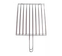 Petite Grille Barbecue en Acier 40 x 24 x 18 cm Plaque Double Grillade BBQ