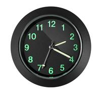Petite horloge de voiture tableau bord | Mini d'aération à coller multifonctionnelle pour voiture, bateau, vélo et maison Affichage l'heure lumineux une visualisation facile utilisation décorative dan