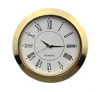 Petite horloge ronde à quartz pour projets d'artisanat miniature, 36 mm/55 mm de diamètre (55 mm A)