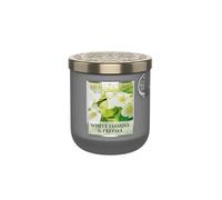 Petite Jarre Bougie à la cire de soja - Freesia et Jasmin Blanc - Durée de combustion jusqu'à 30 heures