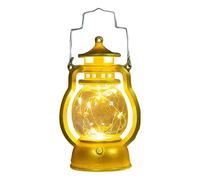 Petite lampe à huile rétro pour Halloween et noël, bougie électronique, lumière cheval créative, fournitures d'ornement lumineuses LED (D, 12x6cm)
