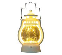 Petite lampe à huile rétro pour Halloween et noël, bougie électronique, lumière cheval créative, fournitures d'ornement lumineuses LED (B, 12x6cm)
