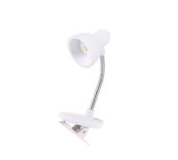 Petite lampe de bureau à pince avec ampoule LED flexible col de cygne luminosité réglable pour la lecture de nuit, les études, les voyages, le camping, lampe LED réglable pour soins des yeux