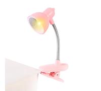 Petite lampe de bureau - Lampe de bureau créative avec pince | Lampe rechargeable à clipser | Lampe de bureau pour soins des yeux | Pince de bureau | Pince de cou | Lampe de table pour lecture,