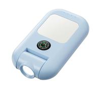 Petite lampe de poche - Chargeur compact rechargeable 3 en 1, chargeur portable à charge rapide avec batterie de 1500 mAh | Lampe de poche pour camping et voyage, fonction de rotation de boussole