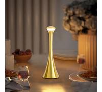 Petite lampe de table LED style barbare, interrupteur tactile, 3 couleurs réglables, lumière douce, charge rapide de type C, lampe de bureau d'ambiance pour salon, chambre, bar, décoration, blanc