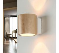 Petite Lampe Murale En Bois Up Down G9 Conviviale VALERYA Hall Salon Applique
