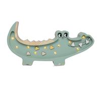 Petite Lampe Veilleuse Crocodile Kaki Pastel
