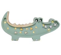 Petite lampe veilleuse crocodile kaki pa