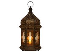Petite Lanterne Marocaine décorative Wifaq 40cm | Photophore marocain pour l’extérieur au Jardin ou l’intérieur sur la Table | Lanternes pour Bougie | décoration de Maison Orientale