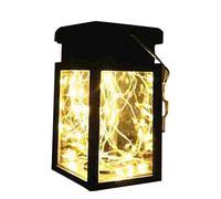 Petite Lanterne Solaire - Lanternes d'extérieur étanches pour patio - Lampe d'extérieur suspendue pour porche, jardin, jardin, balcon, pelouse, piscine