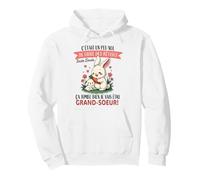 Petite Lapin Fille Enfant - Annonce Future Grande Soeur Sweat à Capuche