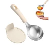 Petite louche pour sauce avec poignée en silicone anti-adhésive | Cuillères à soupe à nouilles pour la cuisine à la maison, le riz, la sauce, les nouilles, la viande, le mélange