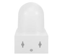Petite Lumière de Sauna Murale Anti-buée en Plastique et Verre Blanc | Sauna et Hammam, Installation Facile, Robuste, Usage Polyvalent, Ampoule Incluse, Éclairage de Rechange