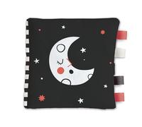 Petite lune (noir, blanc et rouge)
