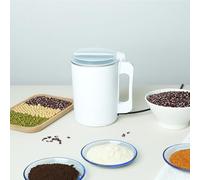 Petite Machine à Broyer en Poudre, Broyeur Multifonctionnel en Acier Inoxydable, Moulin Électrique à 8 Lames pour Poudre Fine, pour Herbes, Épices, Café, Noix, Céréales (Bleu/Blanc),White