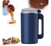 Petite Machine à Broyer en Poudre, Broyeur Multifonctionnel en Acier Inoxydable, Moulin Électrique à 8 Lames pour Poudre Fine, pour Herbes, Épices, Café, Noix, Céréales (Bleu/Blanc),Blue
