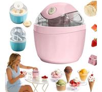 Petite machine à crème glacée personnelle - seulement 15 minutes, mini machine à crème glacée à faire soi-même, machine à dessert à une touche pour portion unique de gelato, yaourt glacé pour cuisine