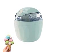 Petite Machine à CrèMe GlacéE Pour Maison,Machine éLectrique Personnelle Pour Gelato Et Sorbet,Ice Cream Maker Avec Bol RéFrigéRant,Pour La Cuisine Et Les Gourmandises Familiales (bleu)