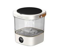 Petite machine à laver, 12 litres, 3 niveaux de lavage pour vêtements, vêtements portables, pour chaussettes, serviette, soutien-gorge, culotte, appartement, camping, voyage, maison