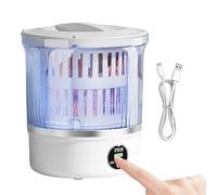 Petite machine à laver | Affichage numérique étanche rechargeable | Mini machine à laver portable - Pour petits vêtements, chaussettes, soutien-gorge, serviette, maison, appartement, camping-car